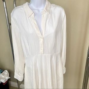 Off white Davi&Dani long sleeved linen dress